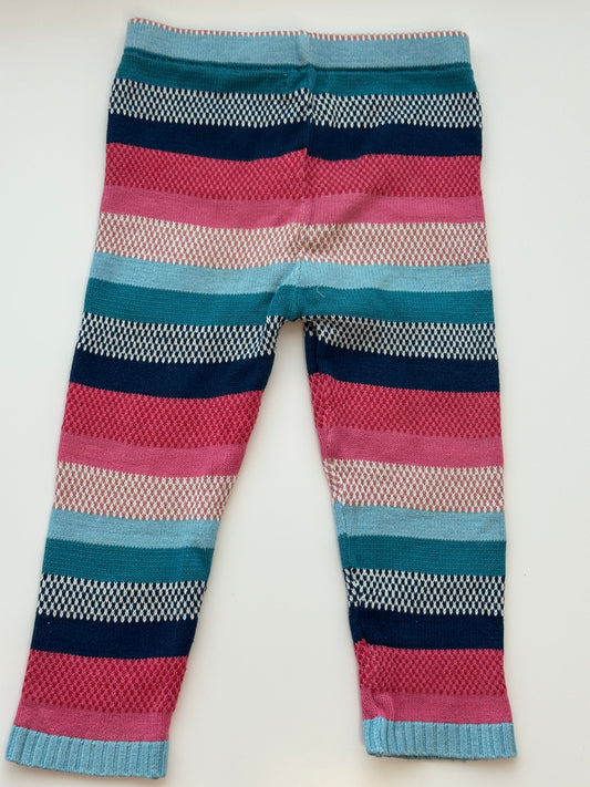 Leggings gestreift aus Baumwollmix – Gr. 80/86