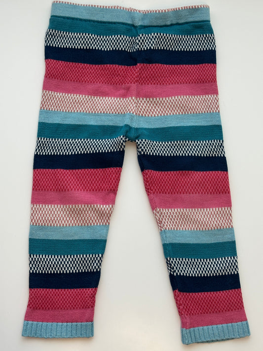Leggings gestreift aus Baumwollmix – Gr. 80/86