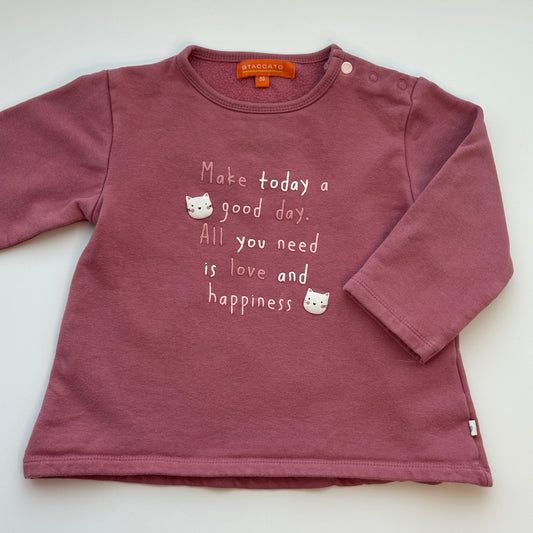 Staccato Baby Sweatshirt mit Print – Grösse 80