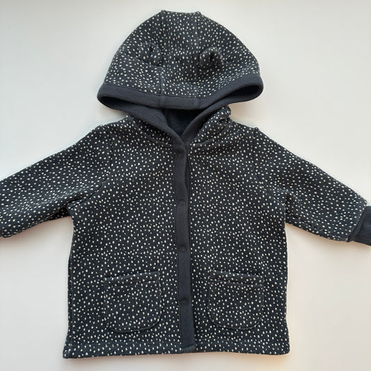 Next Baby Kapuzenjacke gepunktet mit Taschen – Grösse 56