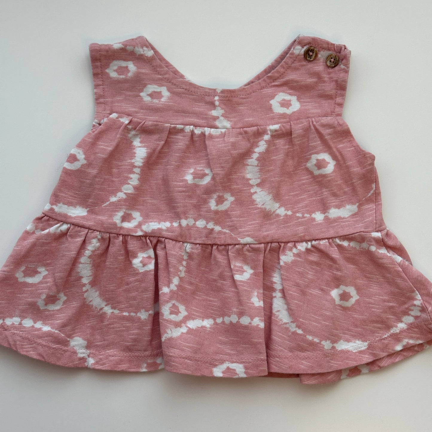 Kleid mit Batikmuster aus Bio-Baumwolle – Grösse 68