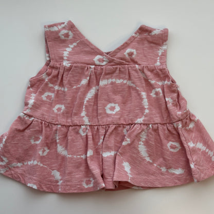 Kleid mit Batikmuster aus Bio-Baumwolle – Grösse 68