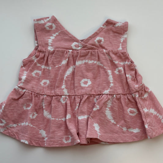 Kleid mit Batikmuster aus Bio-Baumwolle – Grösse 68