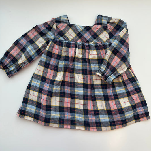 GAP Baby Kleid kariert aus Baumwolle – Grösse 74