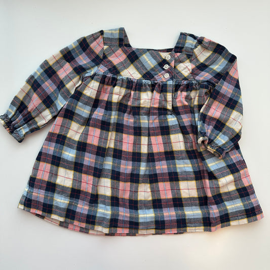 GAP Baby Kleid kariert aus Baumwolle – Grösse 74