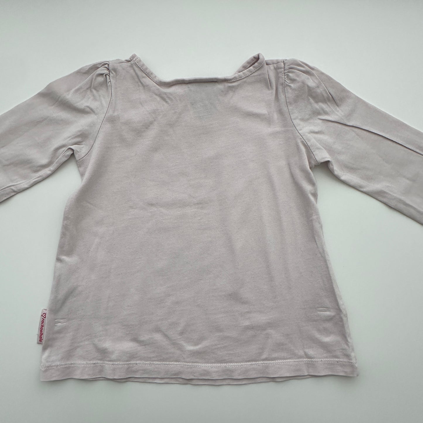 H&M Langarmshirt Rosa mit Hunde-Print Gr. 86/92