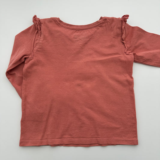 C&A Spirit Untamed Langarmshirt Rosa Gr. 104
