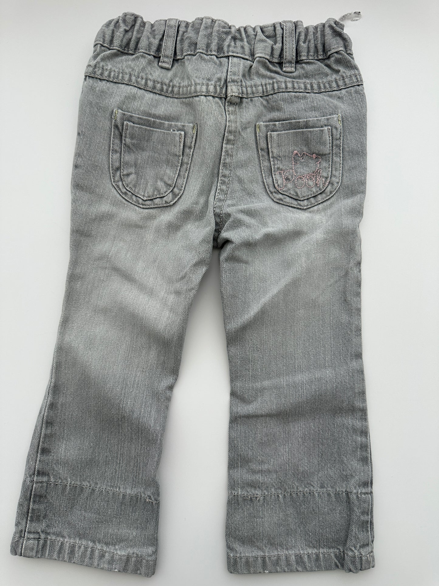 Disney at C&A Jeans Grau mit Stickerei Gr. 86