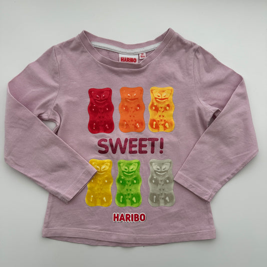 HARIBO Langarmshirt Rosa "Sweet!" Gr. 98