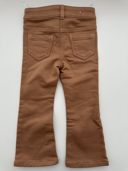 C&A Flare Hose Braun mit Herztaschen Gr. 92