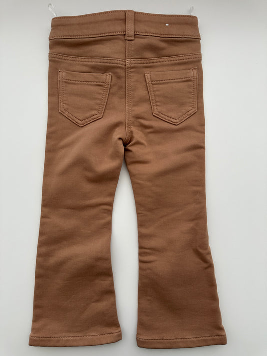 C&A Flare Hose Braun mit Herztaschen Gr. 92