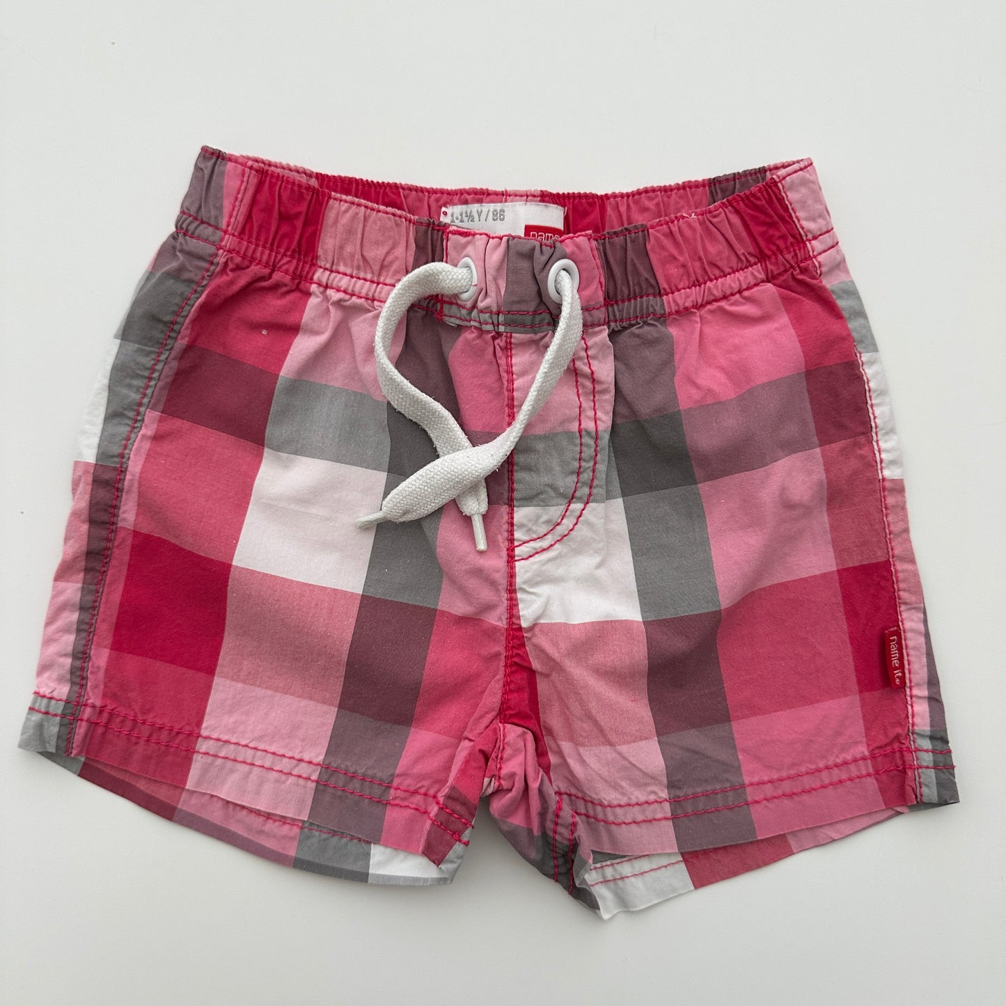 Name It Baby Shorts Pink Grau Weiss Gr. 86