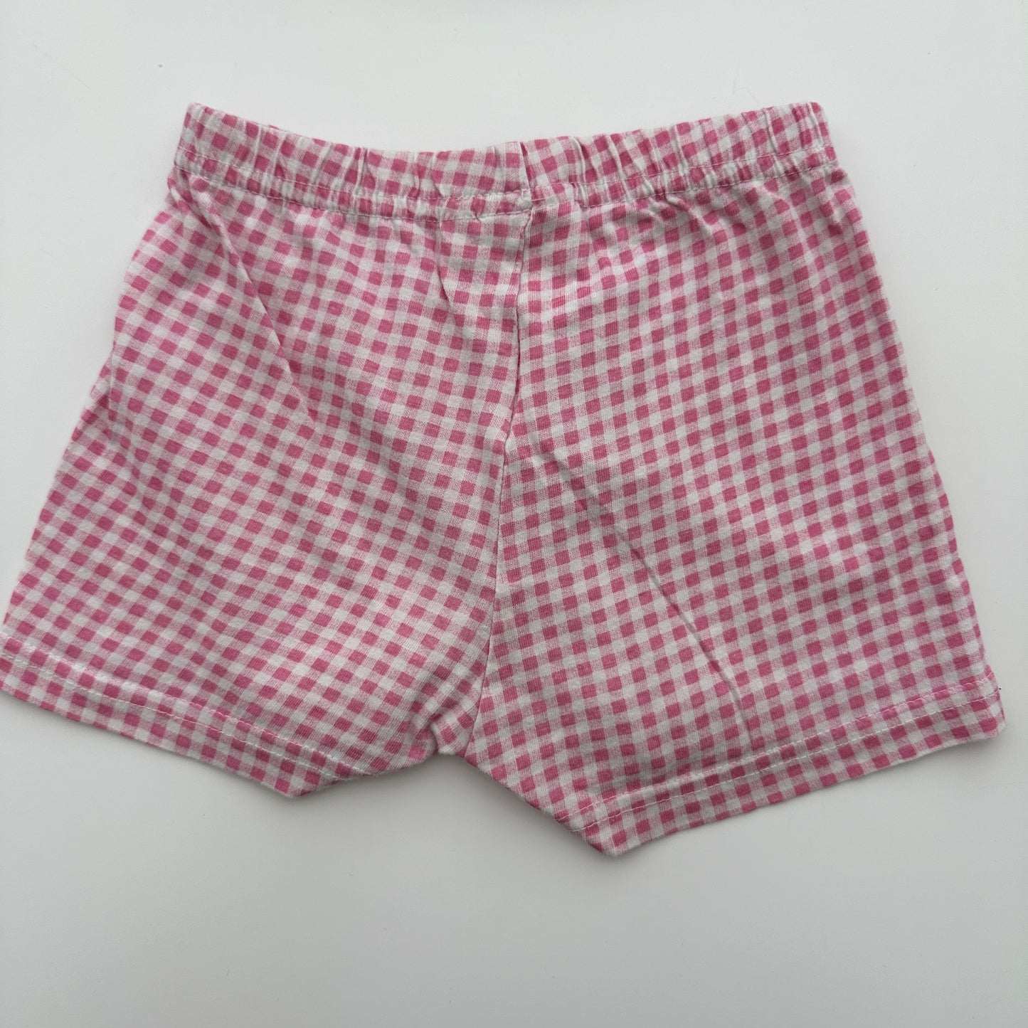 Hello Kitty Shorts Vichy Rosa-Weiss Gr. 80