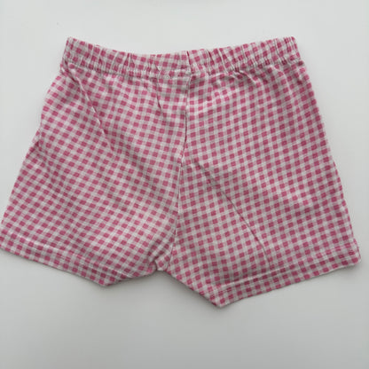 Hello Kitty Shorts Vichy Rosa-Weiss Gr. 80