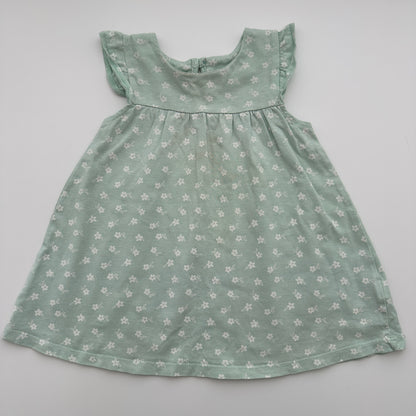 Baby Club Sommerkleid Mint mit Blumenprint Gr. 74