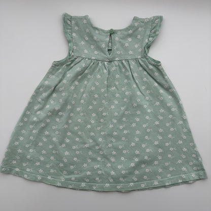 Baby Club Sommerkleid Mint mit Blumenprint Gr. 74