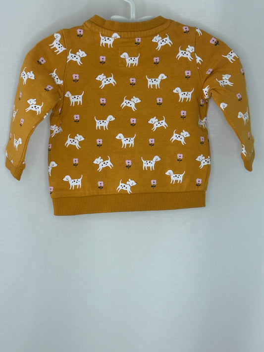 C&A Pullover mit Hundemotiven Gr. 68