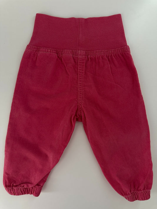 Baby Hose Pink Cord mit Herz Gr. 68 | lupilu | MiniMoments