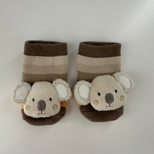 Babyschuhe mit Koala und süsses Rasselgeräusch