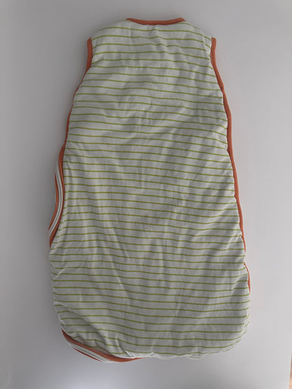 Baby Schlafsack Wendeschlafsack Gr. 62–74 Gestreift Blau Grün