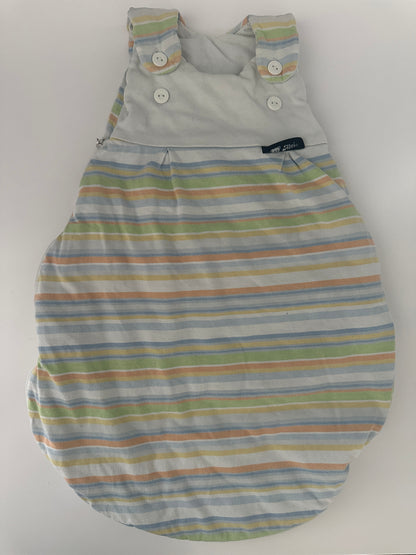 Alvi Baby Mädchen Schlafsack Gr. 56/62 Gestreift Baumwolle 2,5 TOG