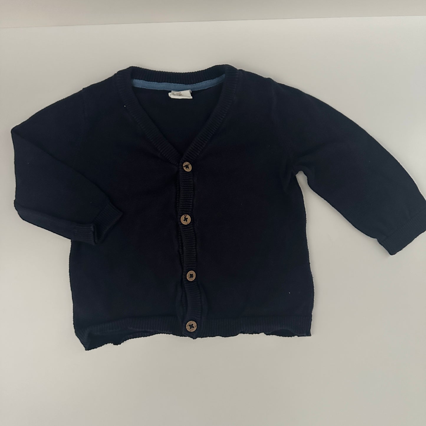 H&M Baby Strickjacke Cardigan Gr. 68 Dunkelblau