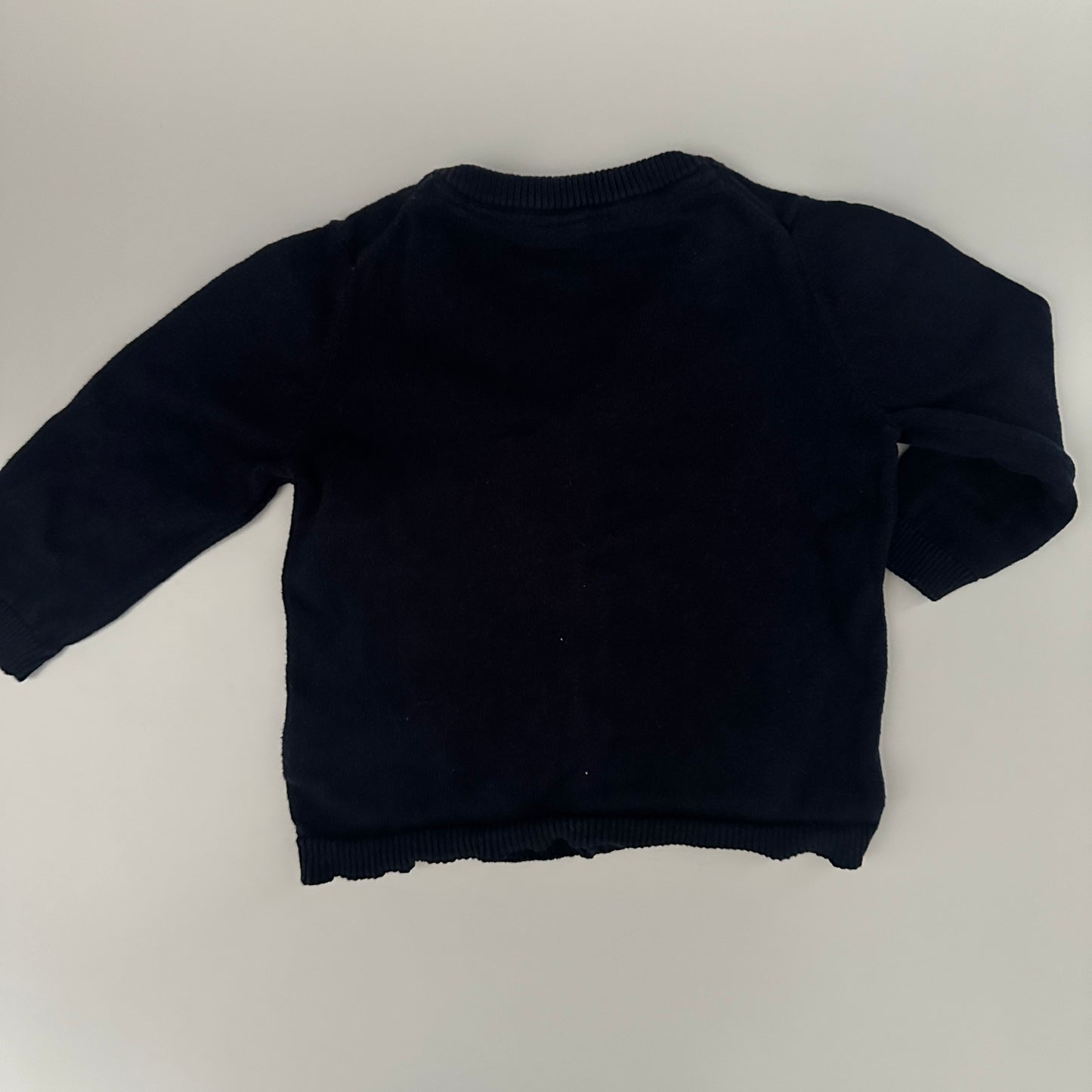 H&M Baby Strickjacke Cardigan Gr. 68 Dunkelblau