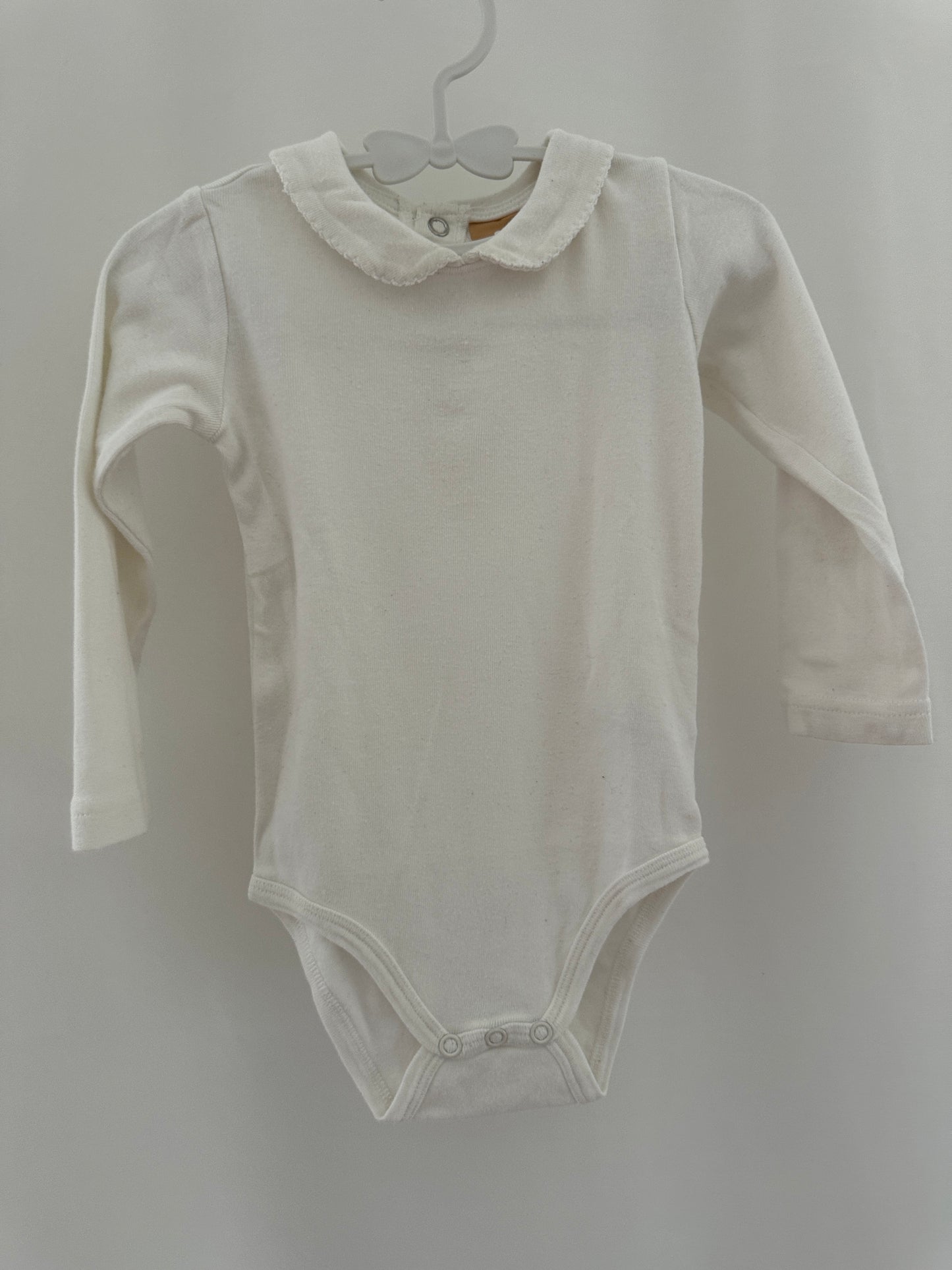 Body langarm mit Kragen Gr. 74